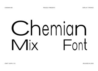 Chemian Mix Font preview image 1
