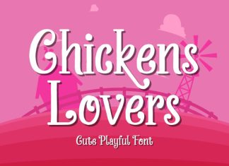Chickens Lovers – Cute Playful Font preview image 1