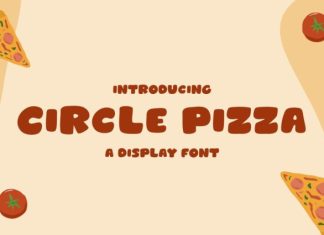 Circle Pizza Font preview image 1