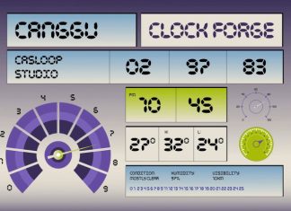 Clock Forge – Speed Meter Font preview image 3
