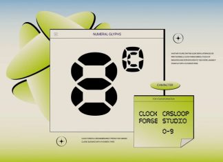 Clock Forge – Speed Meter Font preview image 2
