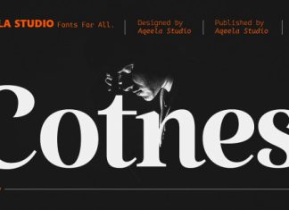 Cotnes Light Exp Font preview image 1