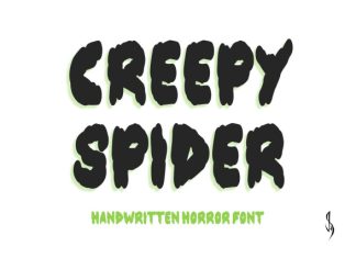 Creepy Spider Font preview image 1