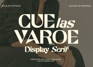 Cuelas Varoe – Luxury Display Serif Font preview image 1
