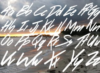 Dancing on the Beach Font preview image 3