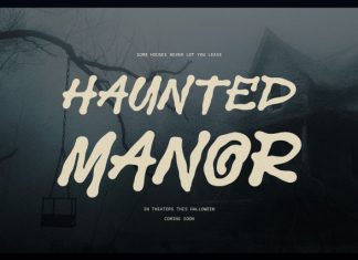 Derelict Display Horror Font preview image 3