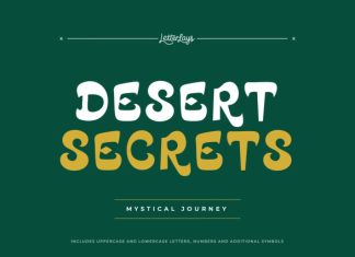 Desert Secrets Font preview image 1