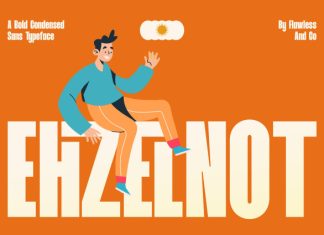 Ehzelnot – Bold Condensed Sans Font preview image 1