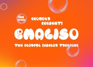 Emaliso – Playful Display Font preview image 1