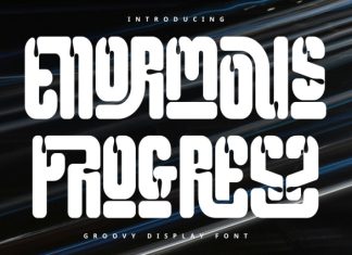 Enormous Progress – Bold Display Font preview image 1
