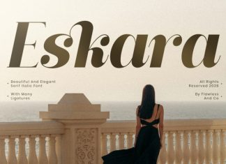 Eskara – Elegant Italic Serif Font preview image 1