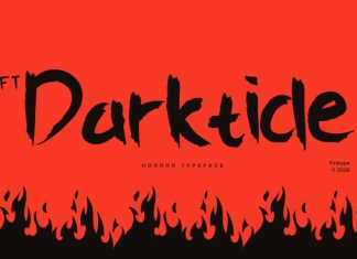 FT Darktide Font preview image 1