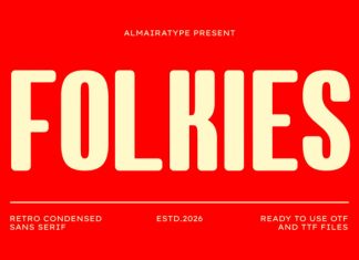 Folkies Font preview image 1