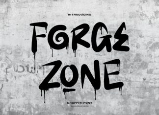 Forge Zone Graffiti Font preview image 1