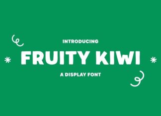 Fruity Kiwi Font preview image 1