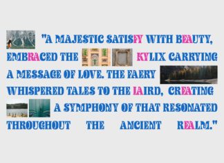 Funky Fabel Groovy Retro Typeface Font preview image 3