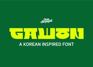 Gawon Font preview image 1
