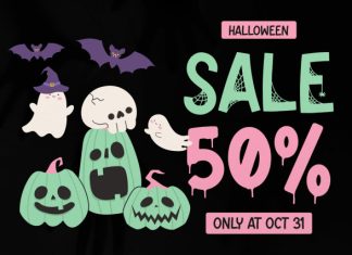 Gloomi Squish New Halloween Font preview image 3