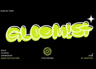 Gloomist – Bold Bubble Font preview image 1