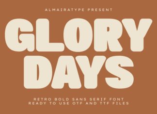 Glory Days Font preview image 1
