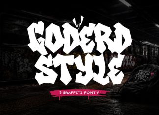 Goderd Style – Heavy Graffiti Font preview image 1