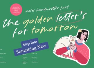 Golden Tomorrow – Notes Handwritten Font preview image 1