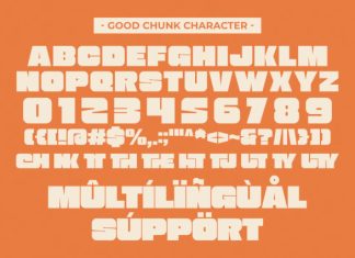 Good Chunk Font preview image 2