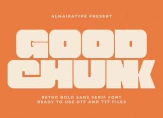 Good Chunk Font preview image 1