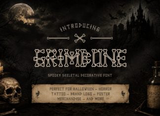 Grimbone Font preview image 1