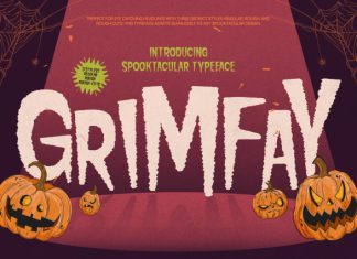 Grimfay – Horror Halloween 3 Fonts preview image 1