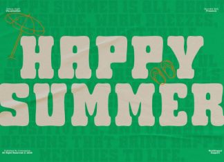 Grow Summer – Retro Display Font preview image 3