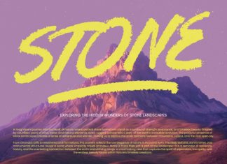 Hanor Dhams – Display Brush Font preview image 3