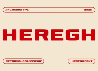 Heregh Font preview image 1