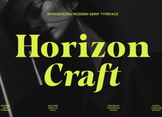 Horizon Craft – Bold Magazine Serif Font preview image 1