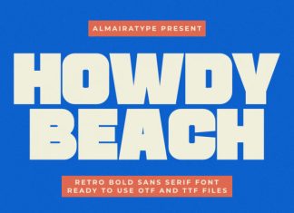 Howdy Beach Font preview image 1