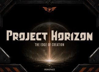 Ironspace – Display Typeface Font preview image 3