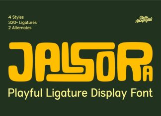 Jalsora Font preview image 1