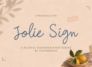Jolie Sign Font preview image 1