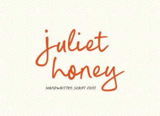 Juliet Honey – Handwritten Script Font preview image 1