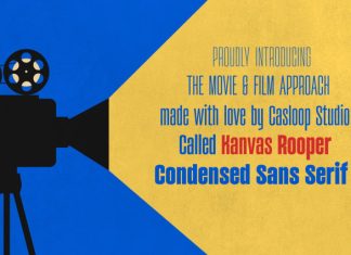 Kanvas Rooper Movie Display 7 Fonts preview image 1