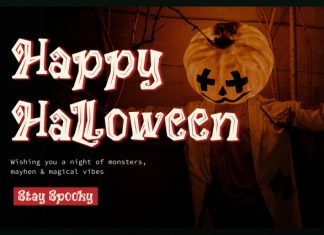 Keramat Display Horror Font preview image 2