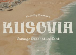 Kusovia – Vintage Decorative Font preview image 1