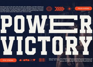 Lancero – Sports Slab Serif Font preview image 2