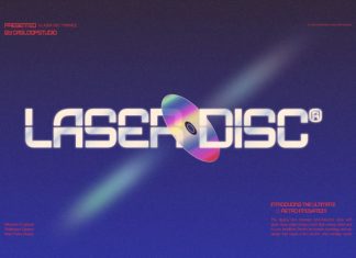 Laser Disc – Retro Sci-fi Logo Font preview image 1