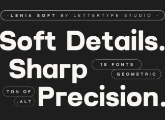 Lenia Soft Font preview image 3