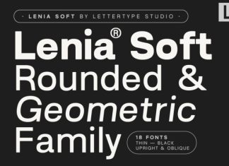 Lenia Soft Font preview image 1