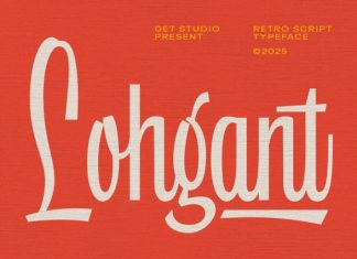 Lohgant Script Font preview image 1