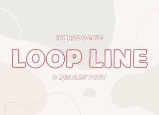 Loop Line Font preview image 1