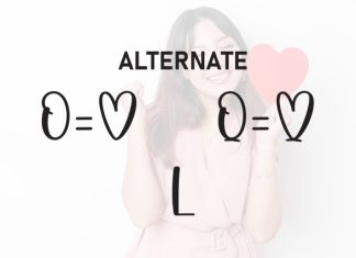 Love Girl Font preview image 2