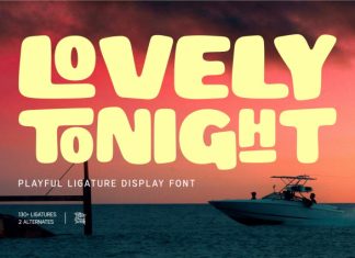 Lovely Tonight Font preview image 1